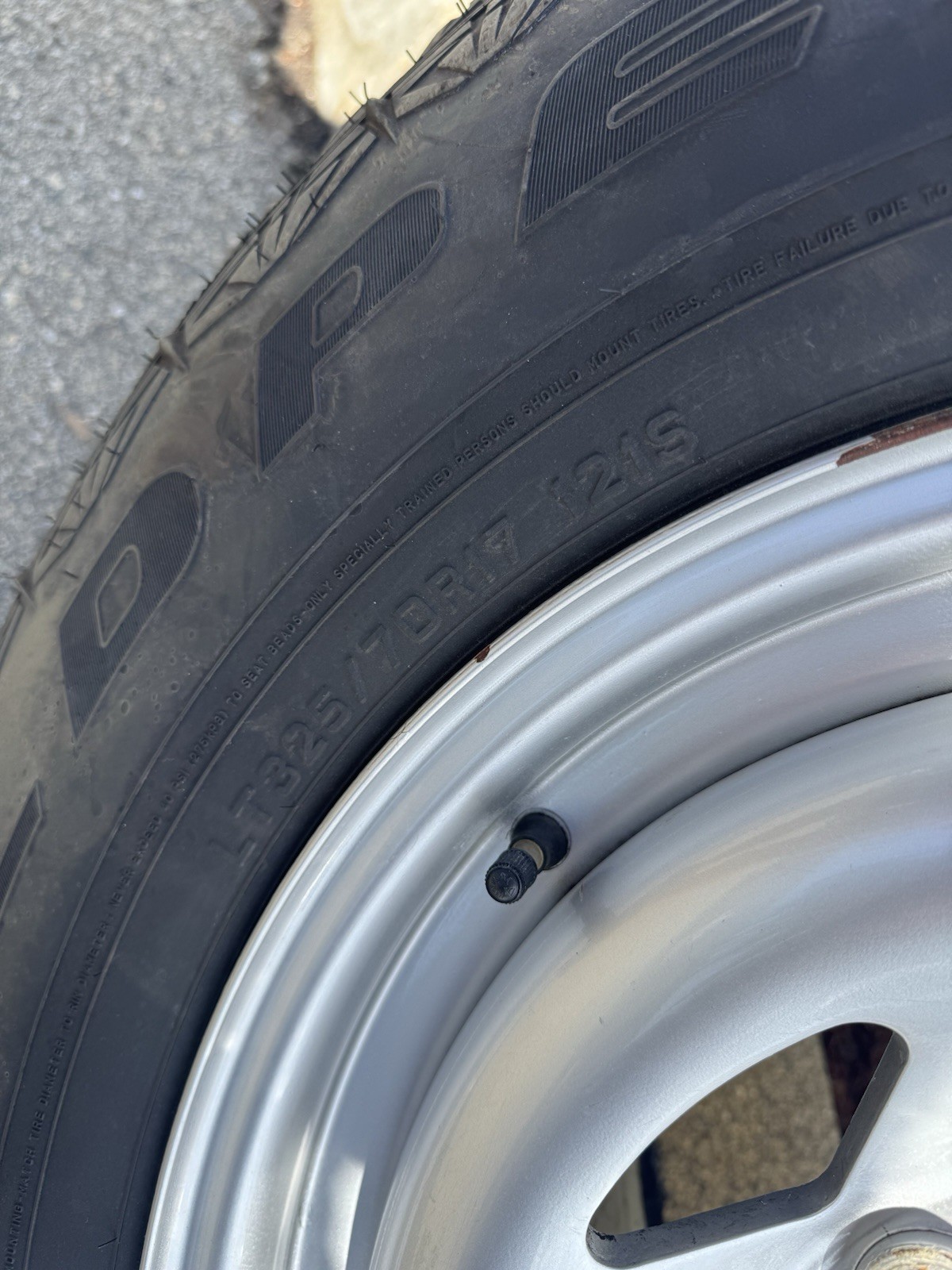 Lamborghini LM002 Wheel Wheels Rims Tires OEM ***RARE***