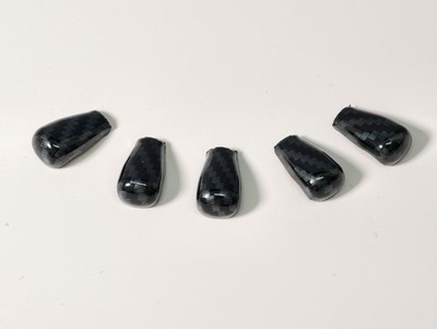 5x CARBON EFFECT TOGGLE Switch Covers for MINI R55 R56 R57 R58 R59