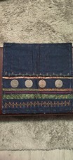 Antique Ottoman Empire Coin Textile Panel &ndash; Mahmud II 1808 Era  Hand Embroidered