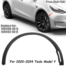 For Tesla Model Y 2020-2024 Front Fender Flare Wheel Arch Molding Right Side