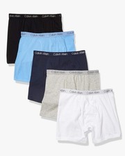 NWT Calvin Klein Youth Boys Size XL 16-18 Boxer Brief Underwear 5-pack