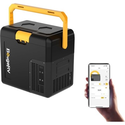 CRH Compressor Cool Box Small 18L with Handle, Car Cool Box Portable 12 V/24 ...