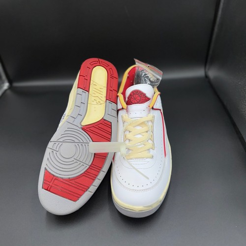 Jordan 2 Retro Low SP Off-White White Red Sz 11 - Picture 5 of 5