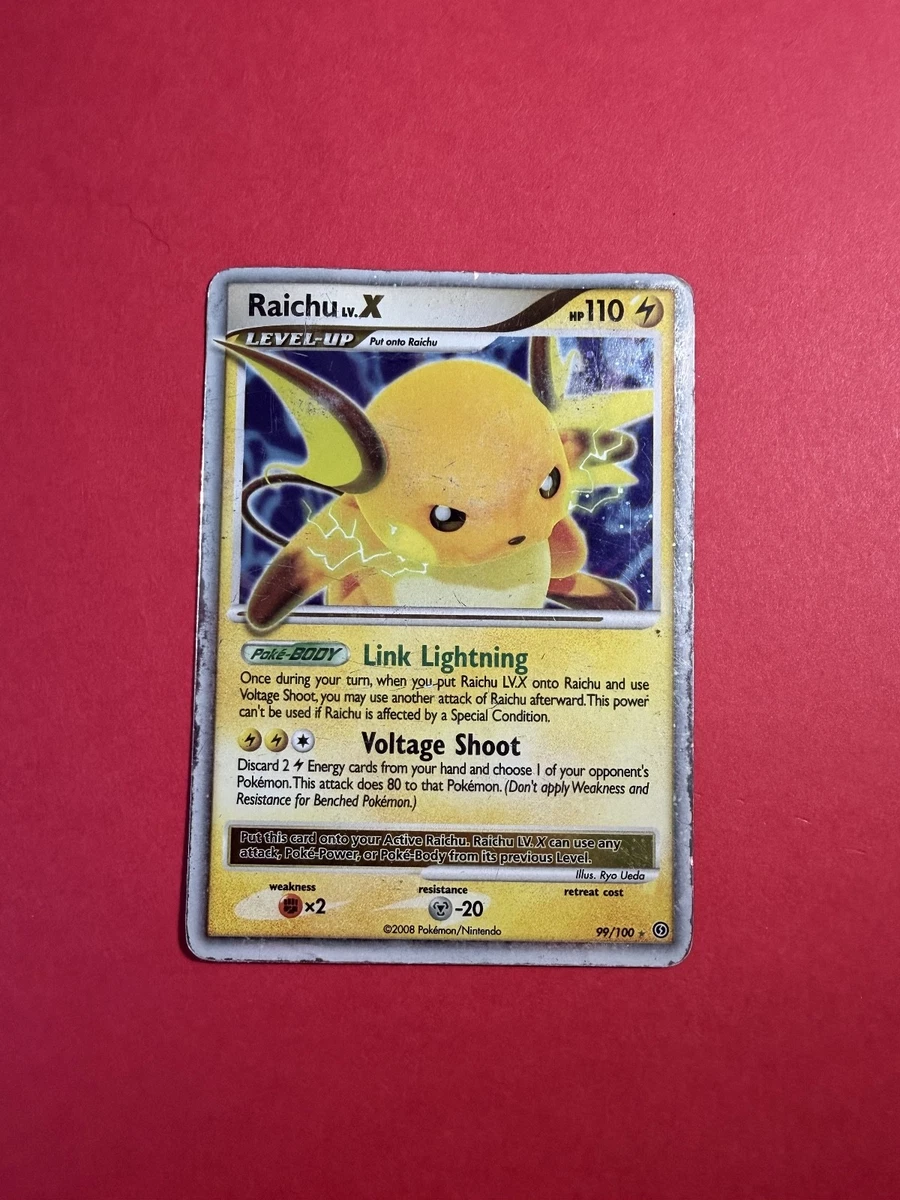 Raichu LV.X Pokémon TCG Cards for sale | eBay