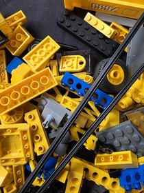 The LEGO 7633 City Construction Site Parts Lot Crane 