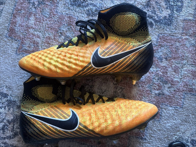 Nike Magista Soccer Cleats Orange/Black High Top size 7.5