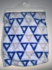 Baby Infant Boy Super Soft Sherpa Fleece Throw Blanket Blue Betty & Bob NWOT