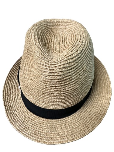 Helen Kaminski Australia Avara Hat Raffia One Size Fedora Natural