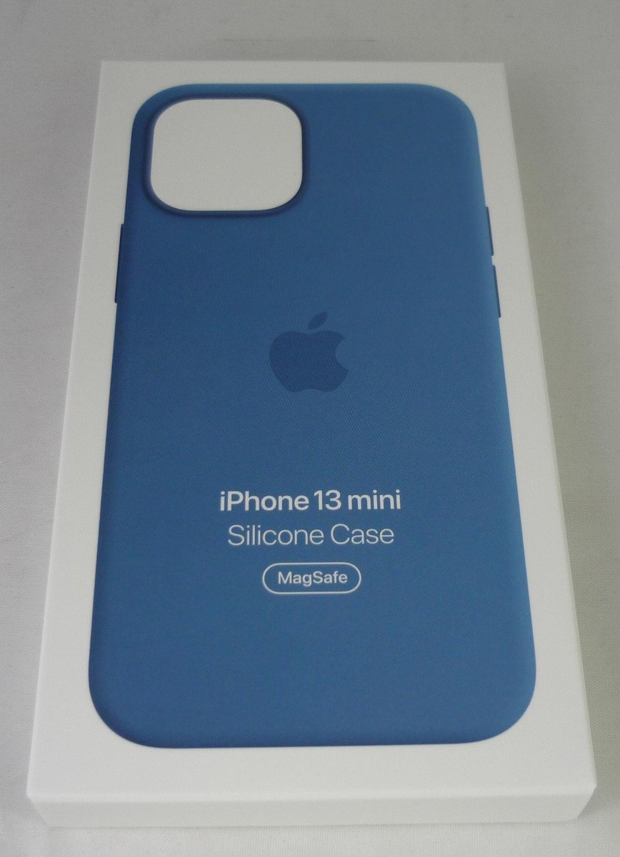 For Apple iPhone 13 Mini Silicone MagSafe Case / Cover - Blue Jay