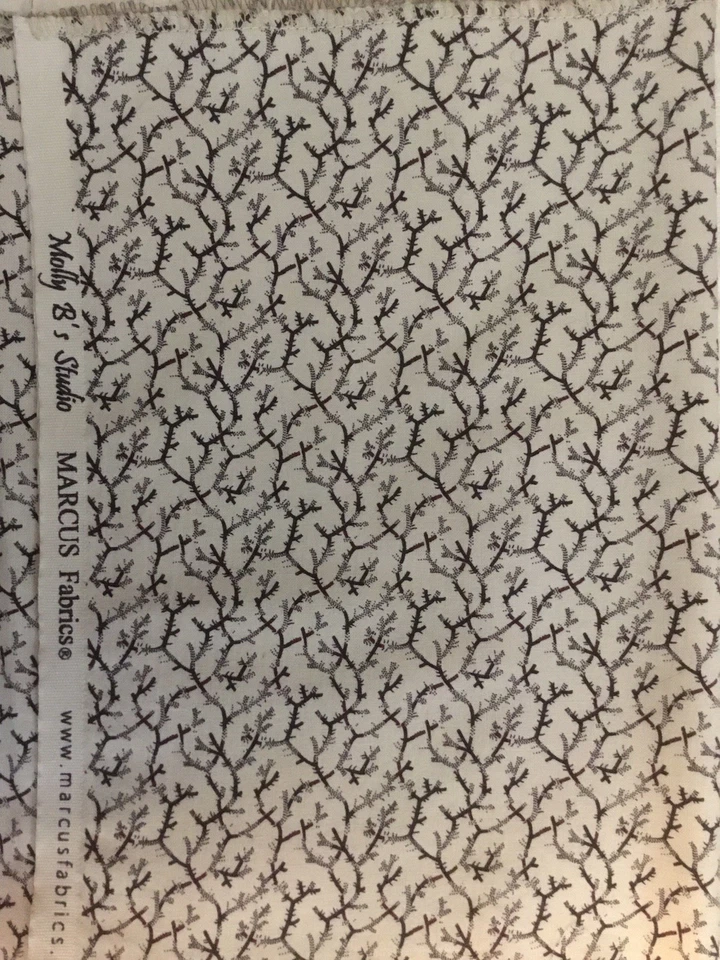 MOLLY B's STUDIO FOR MARCUS FABRICS Quilt Sew Fabric 11” x 44” - Image 3 of 3