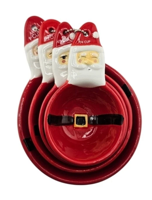 Santa Ceramic Measuring Cups Ho Ho Ho Dishwasher Safe Holiday TABLETOPS UNLIMIT
Opens in a new windo