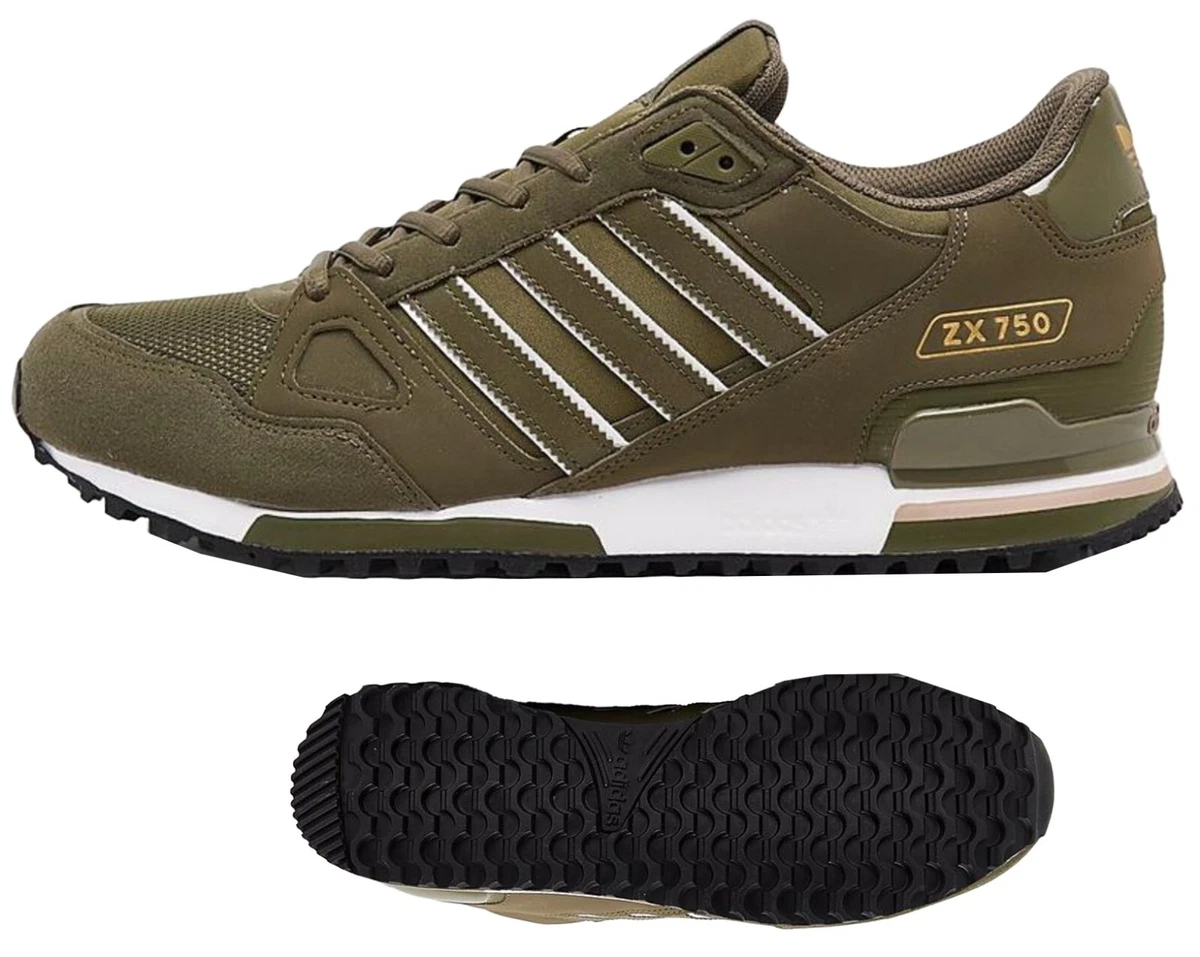 New adidas Originals ZX 750 Mens athletic shoes sneaker green all sizes |  eBay