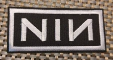 NIN Nine Inch Nails (band) Embroidered Patch Iron-On Sew-On fast US shipping 