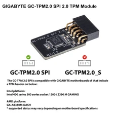 GIGABYTE GC-TPM2.0 SPI 2.0 TPM Module (12 Pin 12-1) SPI TPM 2.0 Trusted Platform