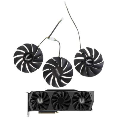 3PCS 89mm CF9015H12S 4Pin for ZOTAC RTX 3090 Trinity RTX 3080 Graphics Card Fan