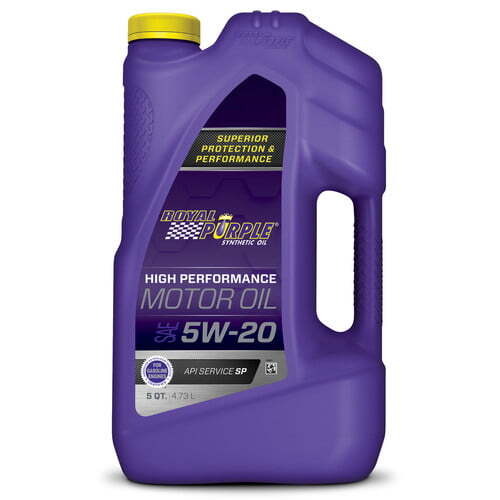 Royal Purple SAE 5W-20 Synthetic Oil, 5 Qt Auto & Tires Synthetic Motor Oil