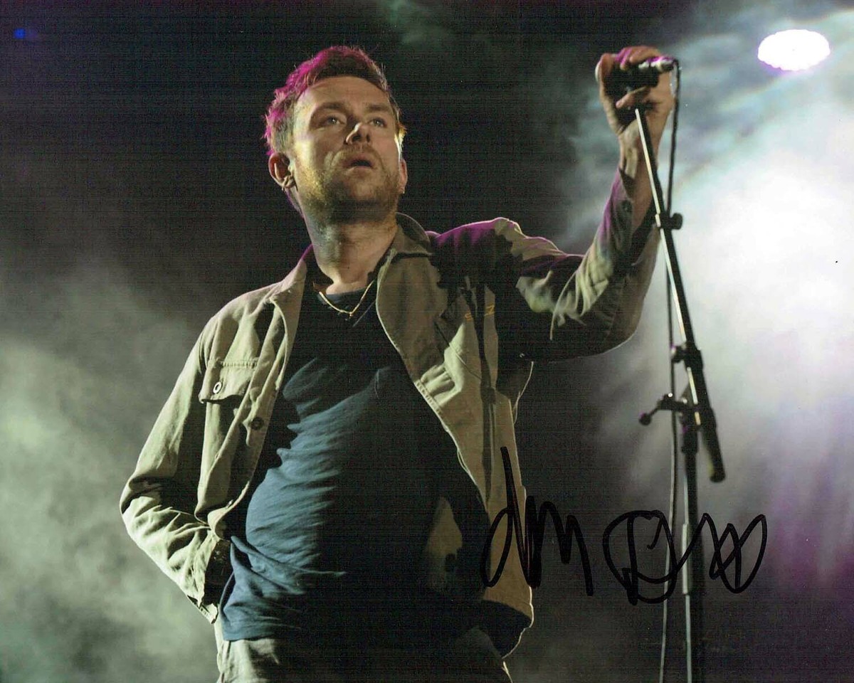 レア　ブラー　直筆サイン　CD blur ゴリラズ　gorillaz damon Damon ALBARN SIGNED Blur 10x8 Photo Gorillaz + Dealer COA | eBay