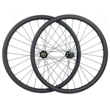700c Road Bike Carbon Wheelset Novatec Centerlock Hub Wheels 30mm*25mm Tubeless