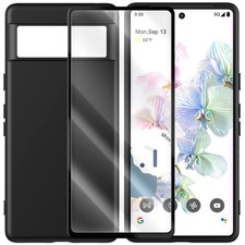 Shockproof Shatterproof Screen Protector Film and Case f Google Pixel 7 Verizon