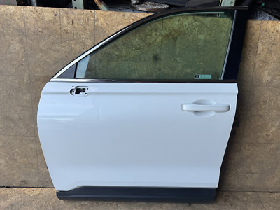HONDA CR-V HYBRID SPORT 23-25 OEM FRONT LEFT EXTERIOR DOOR W/ GLASS HANDLE WHITE