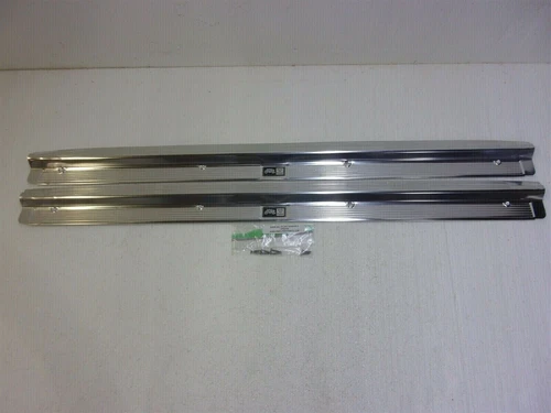 DOOR SILL PLATES W SCREWS 1978 - 1987 EL CAMINO MONTE CARLO NEW OP58.4014X2.1213