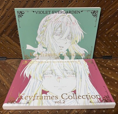 ㉕VIOLET EVERGARDEN Keyframes Collection Violet Evergarden Keyframes Collection Vol 1-2 2 Set