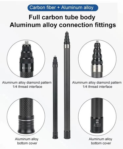 3M Carbon Fiber Scalable Monopod Extended Edition Invisible Selfie Stick Tripod - Picture 9 of 19
