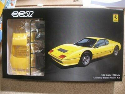 Rare kit Fujimi 1/24 Plastic model kit Ferrari 512BB Yellow Body