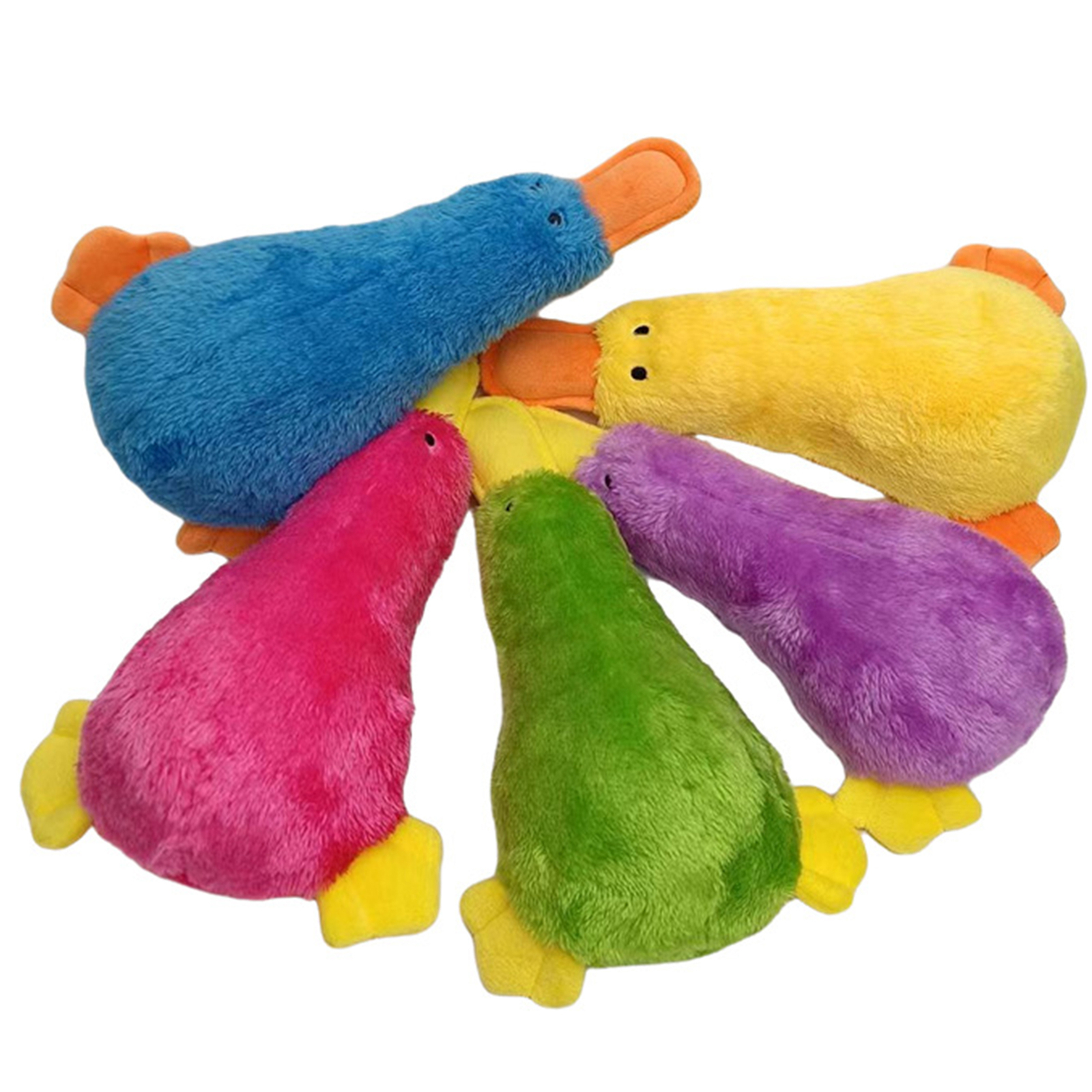 Duck Soft Plush Squeaky Dog Toy Interactive Play Dog Puppy Chew Toy Plush Toy