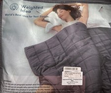 1PC Weighted Blanket With Premium Glass Beads, Heavy Blanket 60x80 Inch, 20 Lbs