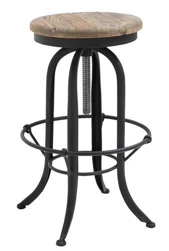 adjustable rustic bar stools