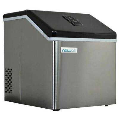 Newair 40Lbs Portable Countertop Clear Ice Maker - Silver