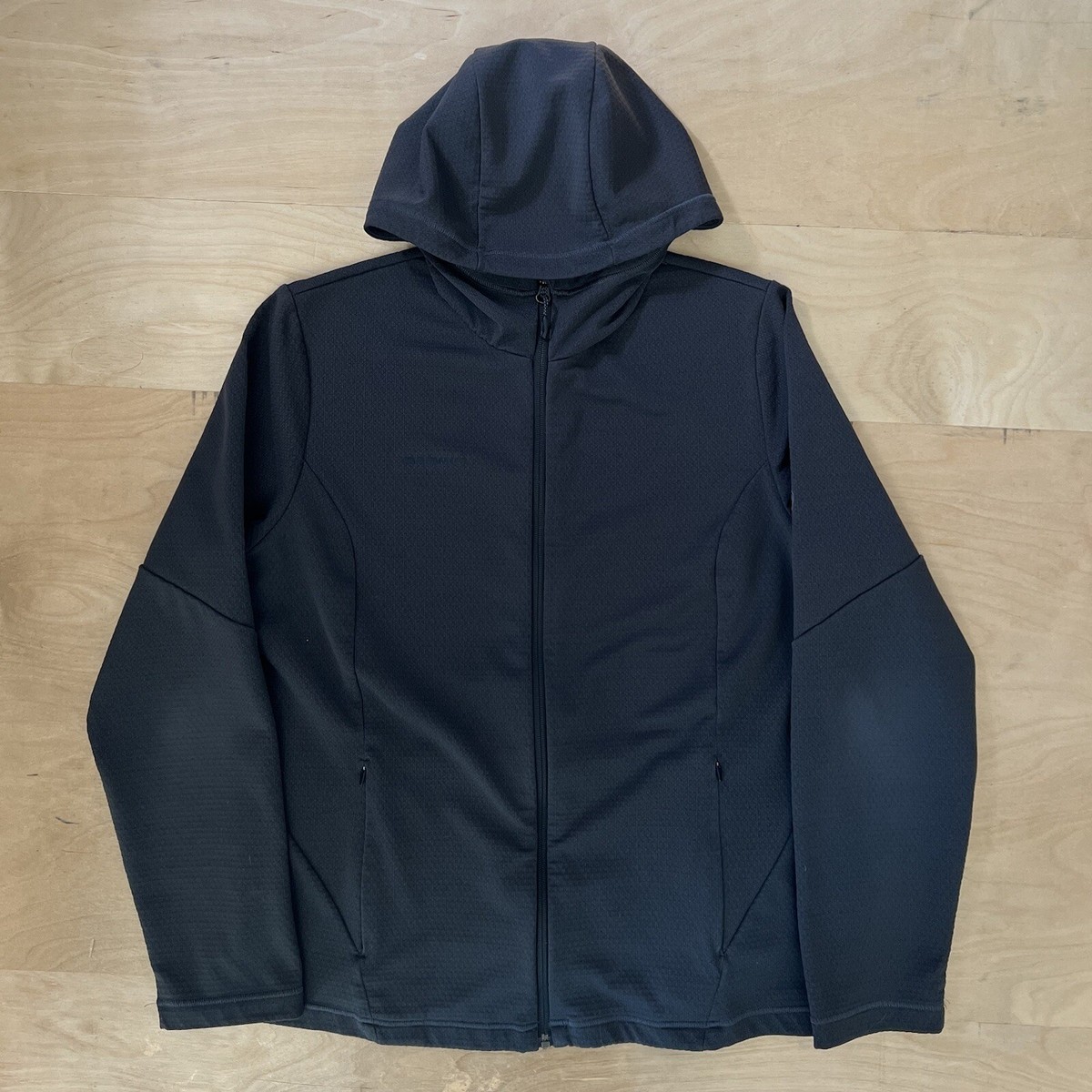 Mammut Jacket L Black Full Zip Hooded Outdoors Hiking Casual Mammut Jacket L Black Full Zip Hooded Outdoors Hiking Casual