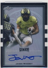 JAIDEN LARS-WOODBEY 2018 Leaf Metal US Army All-American Proof 1/1 AUTO BC