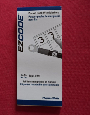 1 x Thomas & Betts EZCODE WM-BW5  10 Blatt