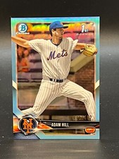 2018 Bowman Draft Chrome 1st #BDC-154 Adam Hill Mets Skyblue /402