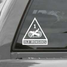 1st ARMORED DIVISION OLD IRONSIDES Vinyl Decal Sticker