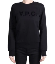 A.P.C. RUE MADAME PARIS WOMAN SWEATER VIVA BLACK Size M