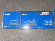 3 Dell LTO Ultrium 3 400GB / 800GB Data Cartridge