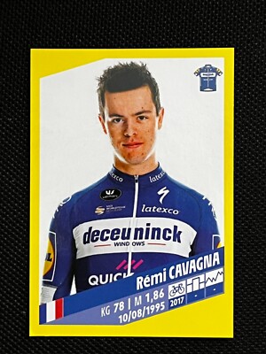 STICKER VIGNETTE PANINI REMY CAVAGNA QUICK STEP # 112 TOUR DE FRANCE 2019