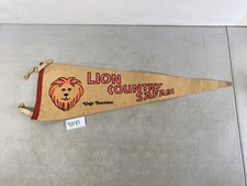 Lion Country Safari Kings Dominion Pennant Flag vintage souvenir  43E85