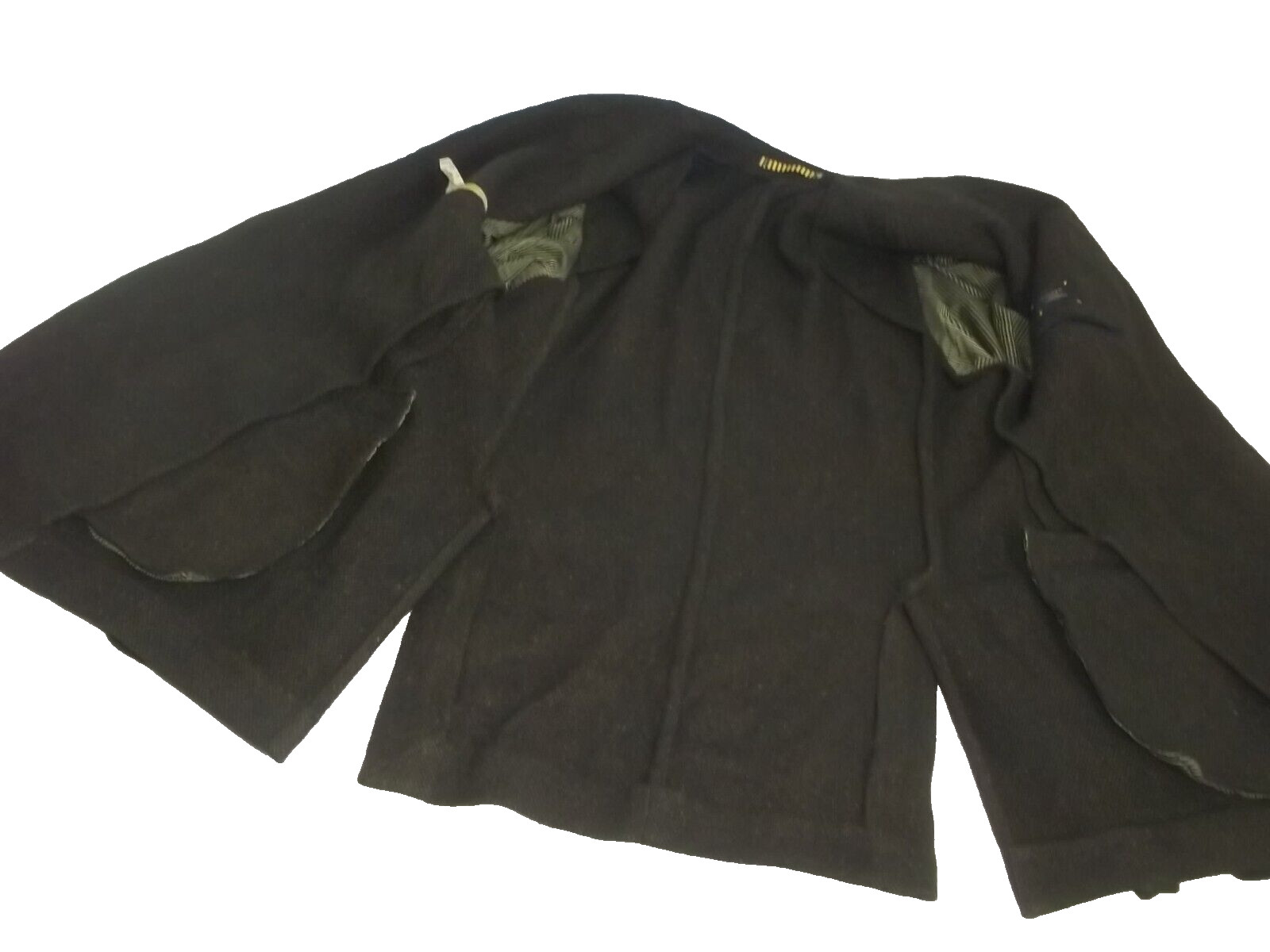 @Piombo Green Flake 2Button Side Vent Flannel Woo… - image 9