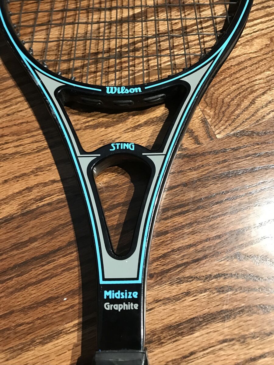 Vintage Wilson Sting Graphite Midsize Tennis Racquet 4 1/2 Vintage Wilson Sting Graphite Midsize Tennis Racquet 4 1/2