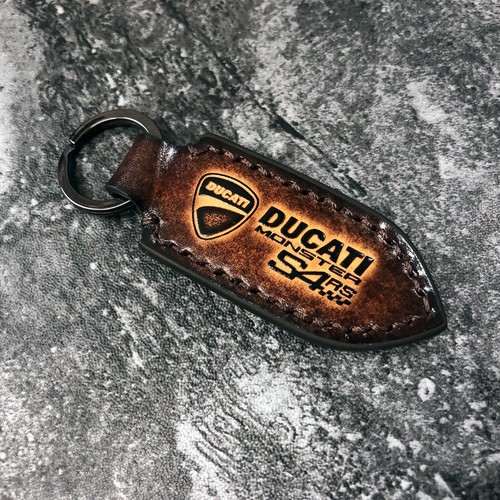 Handmade Ducati monster S4RS leather keychain. 1EA - Picture 6 of 8