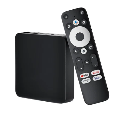 GD2 Google TV Box 4K Streaming Offiziell Lizenziert Android 32GB Speicher LAN - Bild 1 von 4