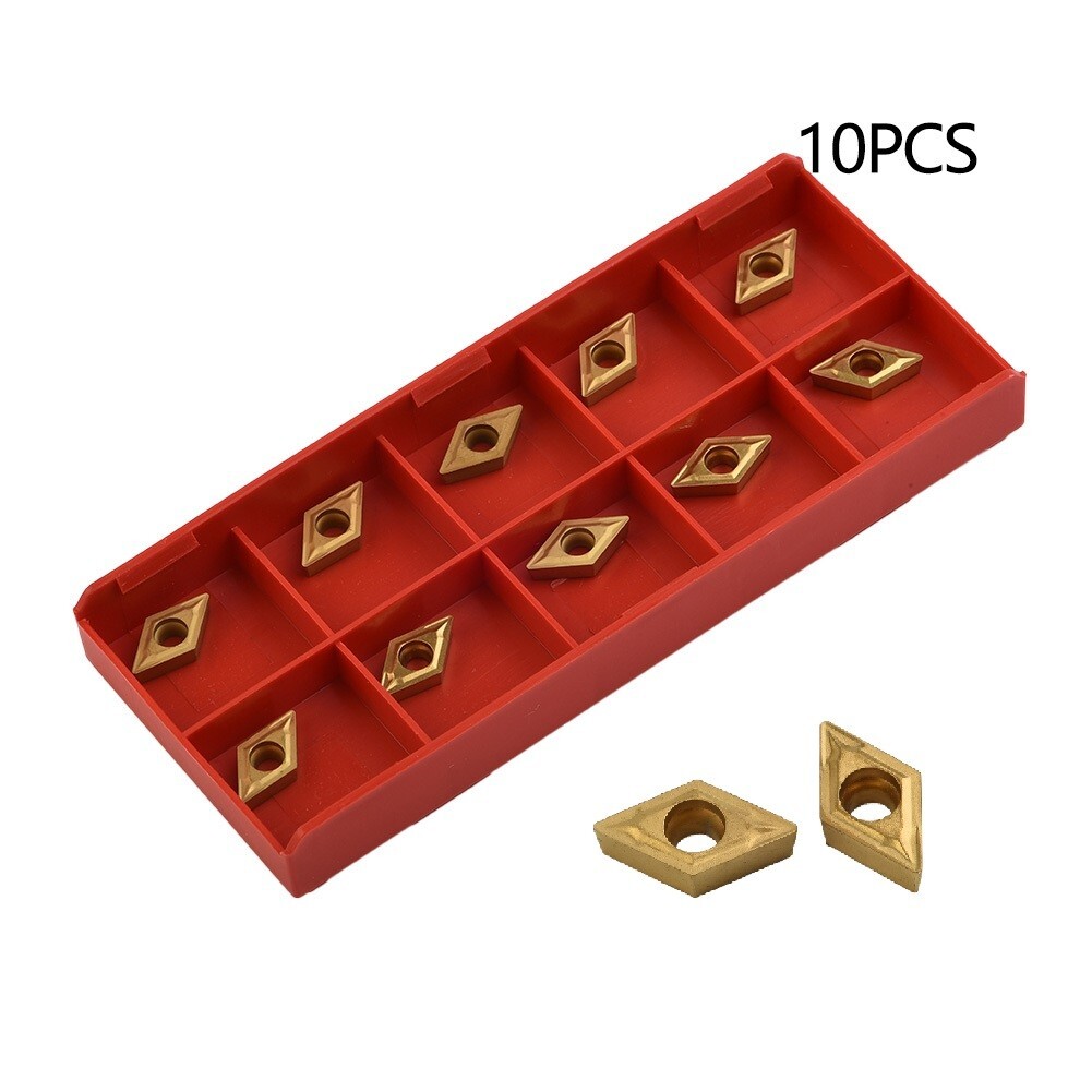 10pcs DCMT0702/ EM YBC205/ Carbide Inserts/ For SDJCR1010H07 Turning Tool Holder
