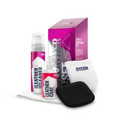 Gyeon Q2M Leder Set Strong - Starker Reiniger für Semi-Anilin & Nappa + Beschichtung