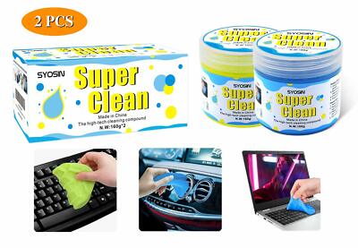 2x SUPER CLEAN GEL TASTATUR LAPTOP AUTO REINIGUNGSGEL WIEDERVERWENDBAR NEU!!!