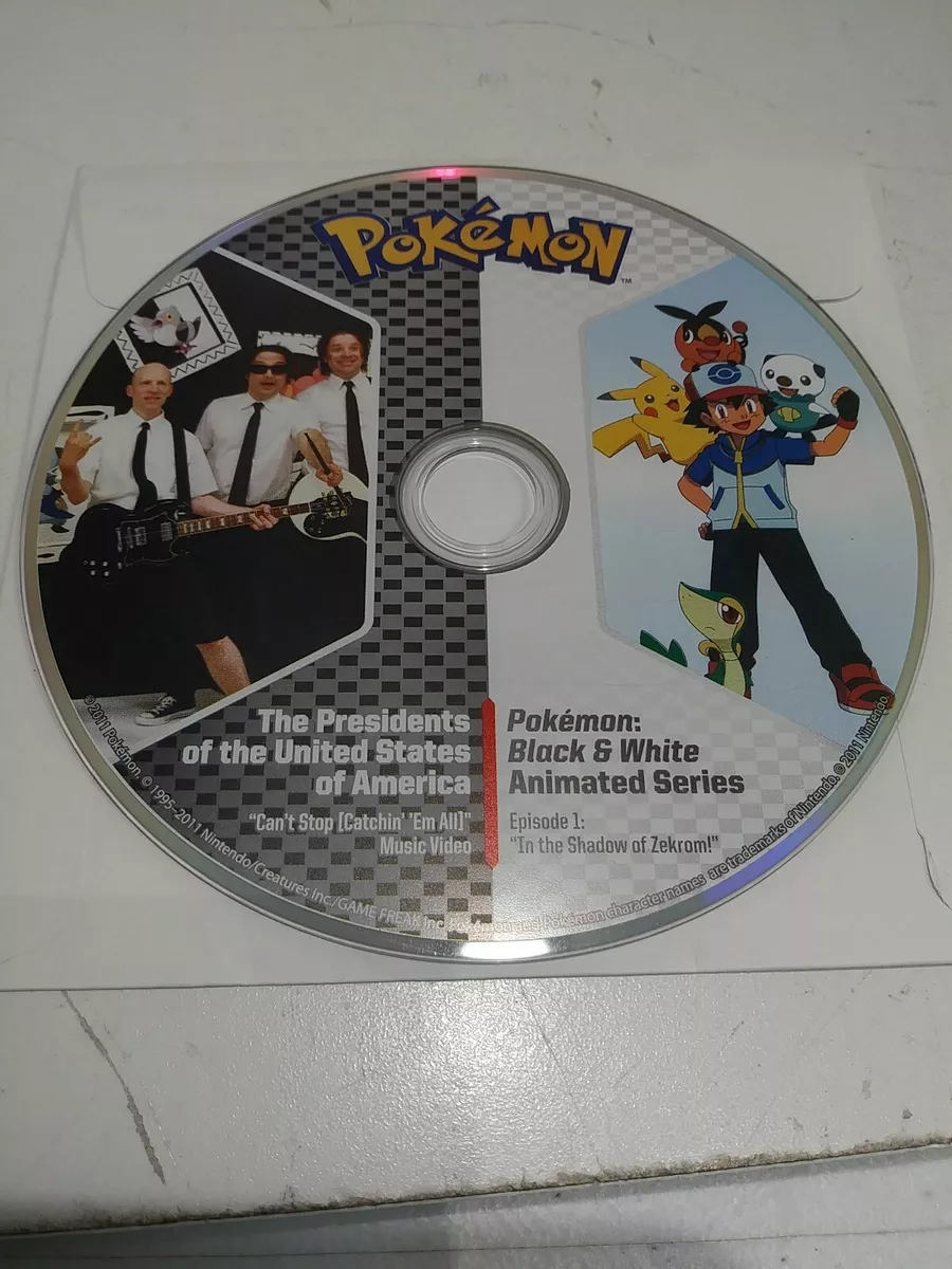 Pokemon Black White Episode 1 DVD Presidents of United States Music Video