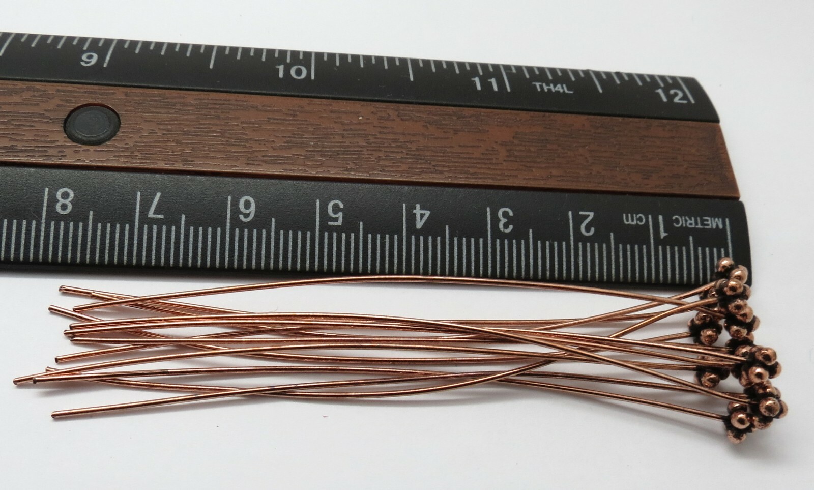 10 Pieces Antique Copper Headpin 22 gauge wire Jewelry Making Headpin 75mm Long eBay